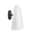 thumbnail image 3 of Modway Beacon 2-Light Wall Sconce in Opal Black, 3 of 7