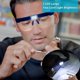 thumbnail image 2 of Rechargeable Illuminating LED Magnifying Glass, Reading Head Magnifier Work for Detailed Work Electronics USB Illuminated Hands Free, 4 Detachable Len, 2 of 5