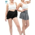 thumbnail image 1 of Deago Women's Active Skort Athletic Stretchy Pleated Tennis Skirt Built-in Shorts for Running Golf Workout (Black, XL), 1 of 10