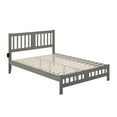 thumbnail image 2 of AFI Tahoe 14" Queen Wood Platform Bed with Slatted Headboard and Footboard, Grey, 2 of 6
