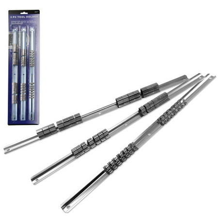 Screwdriver Holder - 3PC Socket Rail Holders Organizing Tools Screwdrivers Organizer