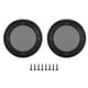 thumbnail image 1 of uds. Cubiertas de altavoz de Audio de Metal de 4 pulgadas cubierta protectora decorativa de malla circular negro + negro, 1 of 8