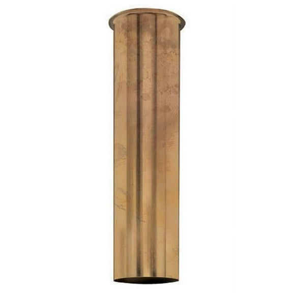 Plumb Pak Sink Tailpiece 1-1/2 " X 6 " Rough Brass 22 Ga Bulk