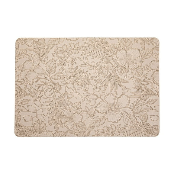 Placemats,Wipeable Leather Table Mats Waterproof Heat-Resistant Easy to Clean for Dining Table Set Kitchen Table 17×12in