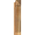 thumbnail image 2 of Ekena Millwork 6"W x 28"D x 28"H Traditional Rough Sawn Arts and Crafts Outlooker, Western Red Cedar, 2 of 4