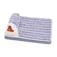 thumbnail image 3 of Self Heating Pet Mat for Dogs & Cats - Soft Flannel Fabric, Washable & Portable, 19.68x13.77in Cozy Bed for Small Pets, Elderly & Arthritic Animals, Noiseless & Lightweight Pet Cushion, 3 of 5