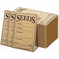 thumbnail image 1 of 100 Pcs Self-Adhesive Seed Envelope Kraft Seeds Storage Envelopes with Pre-Printed Collection Template, Mini Seed& Packet Envelopes, Self-Sealing Brown Paper (8 * 12cm), 1 of 5