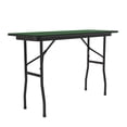 thumbnail image 3 of Correll Deluxe High Pressure Top Folding Table, 18x48", RECTANGULAR GREEN BLACK, 3 of 4