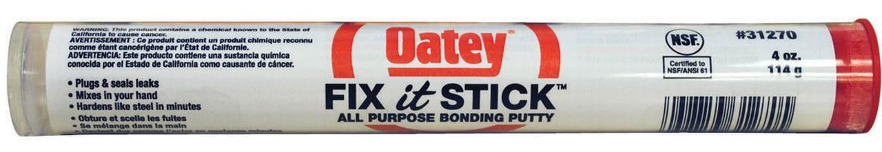 Oatey Fix-It Stick, All Purpose Bonding Epoxy Putty, 4 oz (114g)