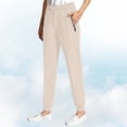 thumbnail image 2 of Women's Dress Pants Stretch Comfort Fit Daily Active Casual Pants Pants for Women White 2XL, 2 of 2
