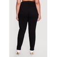 thumbnail image 4 of Women's Plus Size WAX Distressed Mom Jeans, 4 of 4