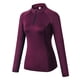 thumbnail image 2 of Jumpingount Ropa interior térmica para mujer, ropa interior cálida para mantener el calor, invierno, otoño, manga larga, Color sólido, secado Prendas para la parte del cuerpo Vino rojo XXL, 2 of 6