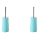 thumbnail image 4 of Wosthever Portaescobillas de baño con poder de limpieza en profundidad, acero inoxidable, ajuste rápido, larga vida útil, 2 piezas, azul, Azul 10. Khaxahkm 2Conjunto, 4 of 6
