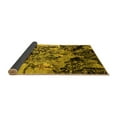 thumbnail image 2 of Ahgly Company Indoor Round Oriental Yellow Industrial Area Rugs, 8' Round, 2 of 4