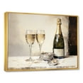 thumbnail image 2 of Designart "Gilded Bubbles In Glass I" Champagne Floater Framed Wall Decor, 2 of 5