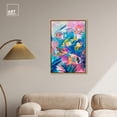 thumbnail image 3 of Colorful Sea Life Colorful Coastal Canvas Wall Art by Art Remedy, Gold Floater Frame, 24"x36", 3 of 7