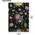 thumbnail image 3 of Coolnut Wildflowers Clipboard A4 Standard Size Decorative Clipboard with Low Profile Metal Clip for Students Men Women Classroom and Office Gifts, 3 of 7