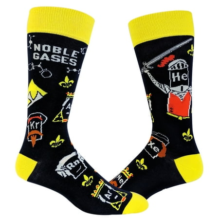 Men s Noble Gases Socks Funny Science Chemistry Footwear Men s Noble Gases Socks Funny Science Chemistry Footwear