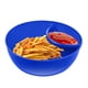 thumbnail image 5 of Plato para aperitivos, apilable, para salsas, cuenco para patatas fritas, azul, 5 of 7