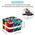 thumbnail image 5 of Graffiti Square Travel Jewelry Box Earring Necklace Bracelet Holder Organizer Stand Display Case Decorative Storage Box, 5 of 6