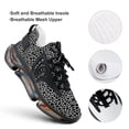 thumbnail image 4 of Cracks Texture White Black Walking Shoes for Men Woman Lightweight Tennis Fashion Elastic Sports Shoes Cushion Basketball Shoes, 4 of 7