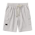thumbnail image 4 of Ahabrexf Basketball Shorts Men,Solid Color Sport Casual Holiday Breathable Pockets Pants, 4 of 9