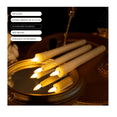 thumbnail image 4 of 6 Pzs Velas Led Decorativas Llama Realista Y Control Remoto Malubero Beige, 4 of 5