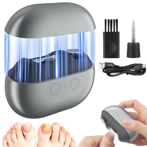 Fanyil Easy Clip Nail Clippers,Easyclip Smart Nail Clipper,Electric Nail Clipper, 3-in-1 Automatic Nail Trimmer, Polisher & Clip Storage with LED Light,for Seniors, Kids(1PC,Black)