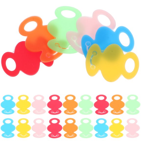 Raindrops 24Pcs Key Identification Cover Key Cap Covers Tags Silicone Assorted Color Office Use