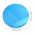 thumbnail image 2 of OULII Couverture de Spa LDPE Ronde 1Pcs pour Propriétaires de Piscines Extérieures, 2 of 6