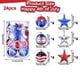 thumbnail image 2 of 24 bolas colgantes para el Día de la Independencia, 6 estilos, adornos patrióticos del 4 de julio, bolas de adornos del 4 de julio para decoraciones de árboles para bodas, fiestas y, 2 of 8