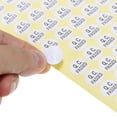 thumbnail image 5 of Uxcell QC Passed Stickers 0.5", 15 Sheet Oval Adhesive Labels for Warehouse Inventory Quality Control, White, 5 of 7