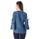 thumbnail image 2 of Blusa Dama Color Azul Mezclilla Mundo Terra 014525, 2 of 2