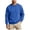 Blue, variant on Fall Sweatshirts for Men Drop Shoulder Casual Fleece Pullover Classic Loose Long Sleeve Tops Cozy Athletic Sweatshirt
