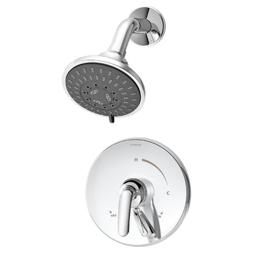 Elm Single Handle Shower Faucet Trim with Volume Control Lever (Valve