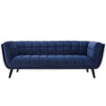 thumbnail image 3 of Modway Bestow Modern Style Performance Velvet Sofa in Navy Finish, 3 of 4