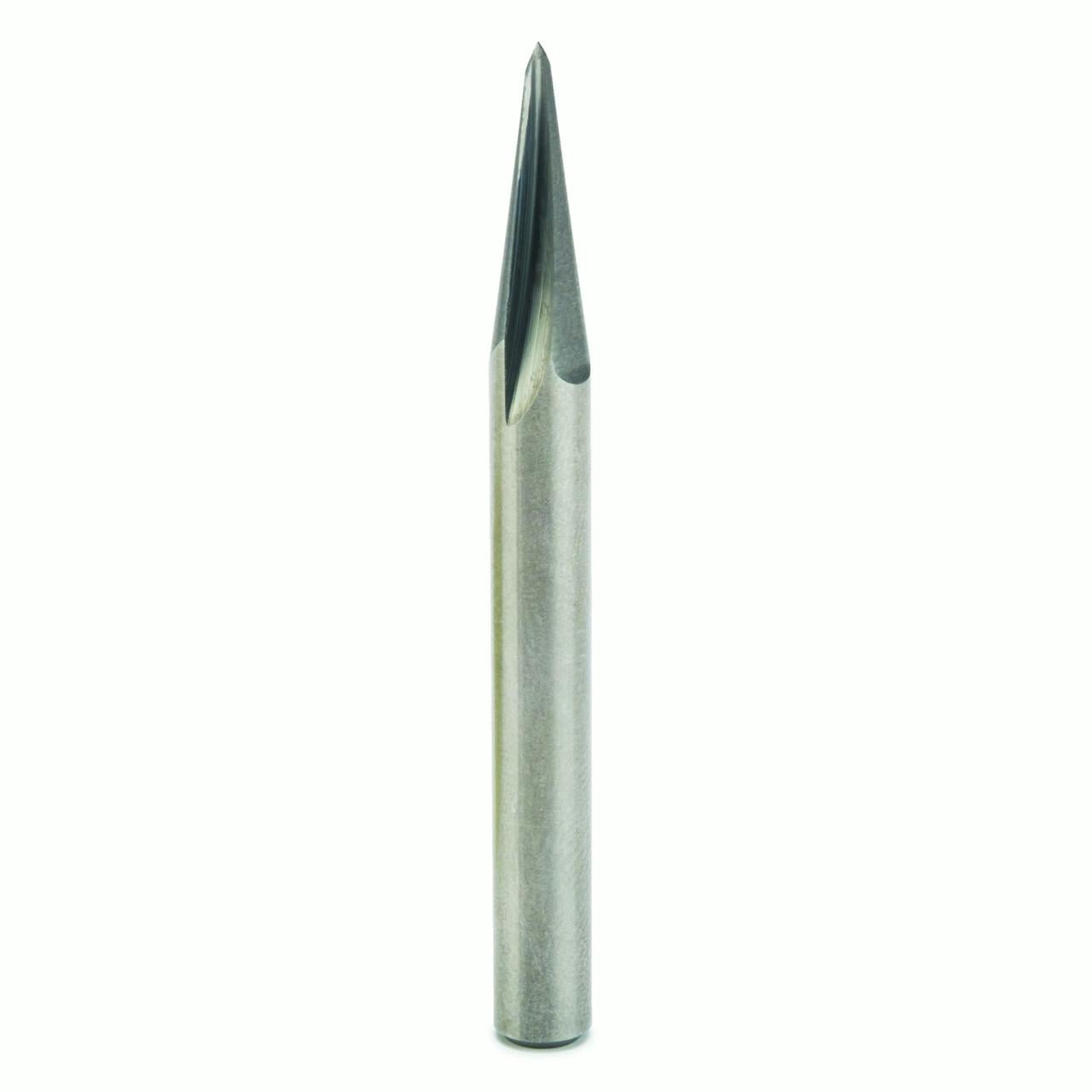 Double-Ended Plain Style Bright 0.125 Body Diameter 60 Degrees 0 Size Finish Magafor 1055 Series Cobalt Steel Combined Drill and Countersink Uncoated