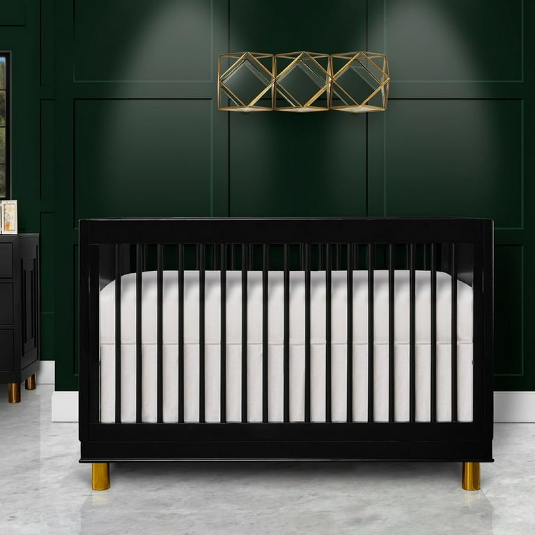 Black and cheap gold crib