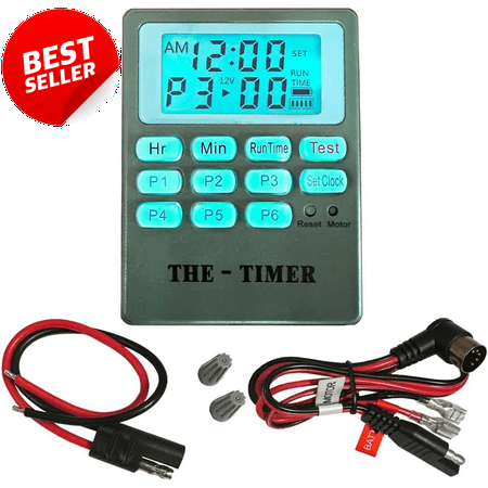 The Timer Wildlife Feeder Controller 6V 12V Programmable LCD Deer Hog Turkey US