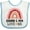 White and Blue, variant on Inktastic Grammy and Papa Love Me Granddaughter Rainbow Girls Baby Bib