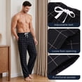 thumbnail image 6 of Vulcanodon Mens 100% Cotton Pajama Pants, Soft Lightweight Sleep Pants with Pockets Plaid Pajama Bottoms for Men(Royal Blue-Plaid, X-Large), 6 of 7