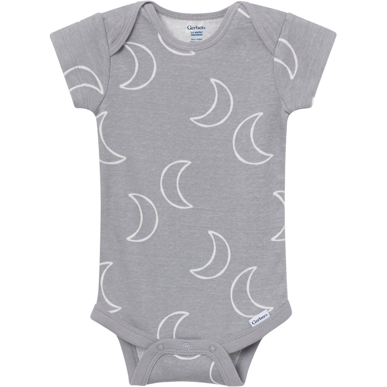 Gerber Baby Short-Sleeve Onesies Bodysuits, 8-Pack photo 2