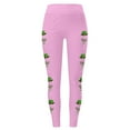 thumbnail image 3 of WILLBEST Leggings de Cintura Alta para Mujer, para Entrenamiento, Yoga, Suaves, Elásticos, con Estampado Navideño, Bloques de Color, Cómodos, para Fitness Y Running 2311 Extra Grande, 3 of 4