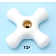 thumbnail image 4 of PlumbUSA Replacement Porcelain Faucet Handles - 12 Spline Connection, 4 of 4
