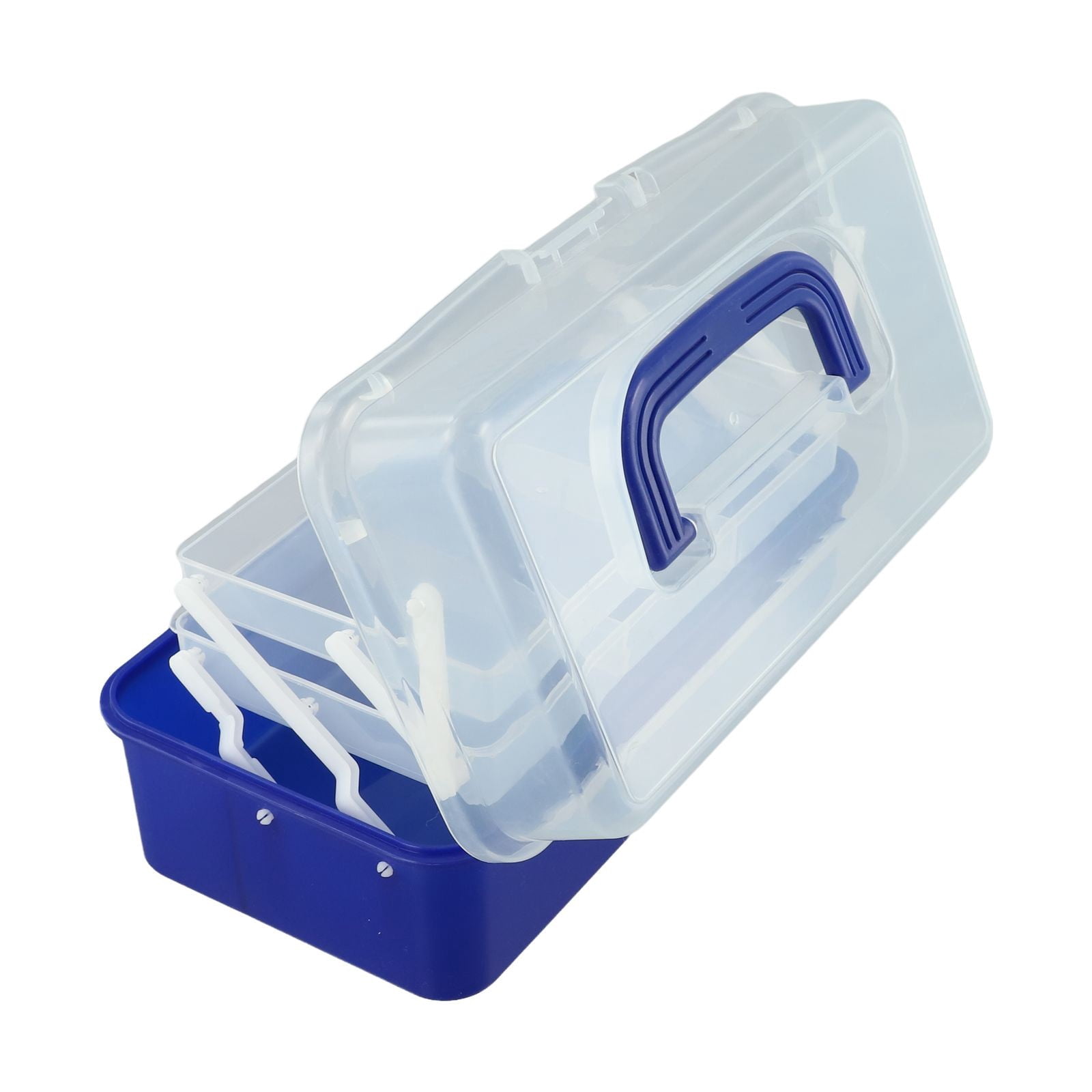 3 Layers Fishing Tackle Box Organizer Storage Box Cantilever Box Multifunctional Protector Organizer Hardware Toolbox