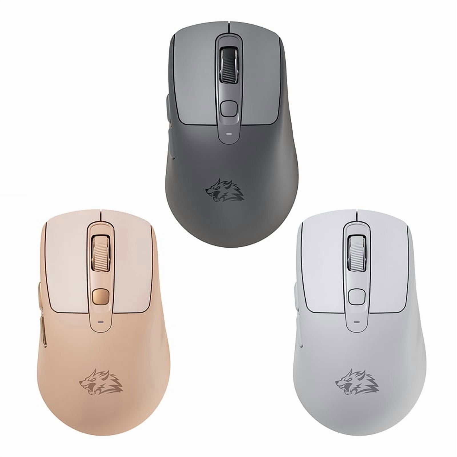 Bluetooth-Compatible Mouse BT 5.0/4.0 & 2.4Ghz 1200-4000 DPI Portable PC Mouse with USB Receiver for  PC Laptop Notebook Desktop