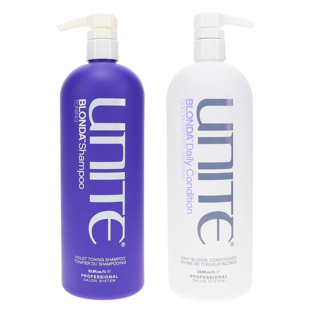 Unite Hair Blonde Shampoo 33.8 Oz & Blonde Acondicionador 33.8 Oz Combo Pack UNiTE Food Unite Hair Blonde Shampoo 33.8 Oz & Blonde Acondicionador 33.8 Oz Combo Pack