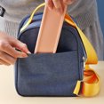 thumbnail image 3 of Fiambrera aislada, bolsa para el hogar, escuela, oficina, tela Oxford, Picnic, Camping, Bento, bolsas térmicas, bolsa de transporte, bolsas para Almacenamiento y organización del hogar Tipo 8 Monstrate HA072826-08, 3 of 6