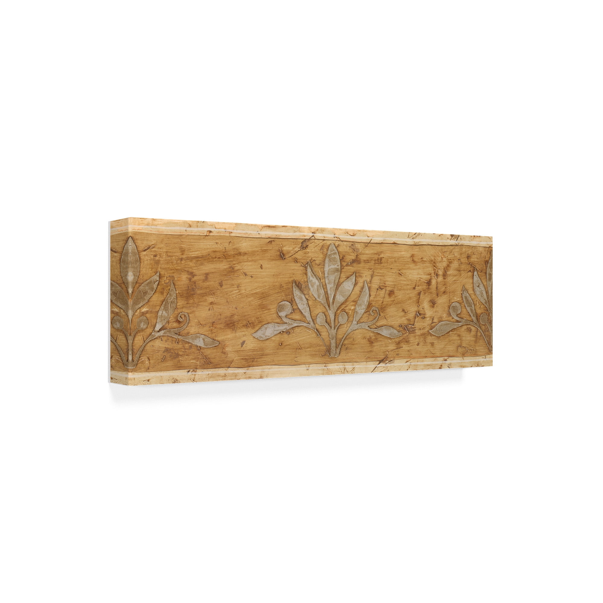 Trademark Fine Art 'Floral Beige Texture' Canvas Art by Pablo Esteban