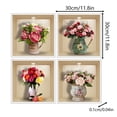 thumbnail image 2 of Potted Plant Illustration Creative Decor Window Sticker, Home Wall Decal, For Bedroom Living Room Office Windows Walls Decoration, 2 of 5